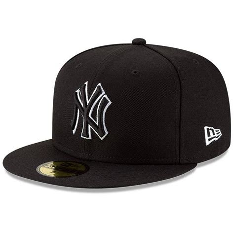 New York Yankees New Era B-Dub 59FIFTY Fitted Hat - Black - Walmart.com ...