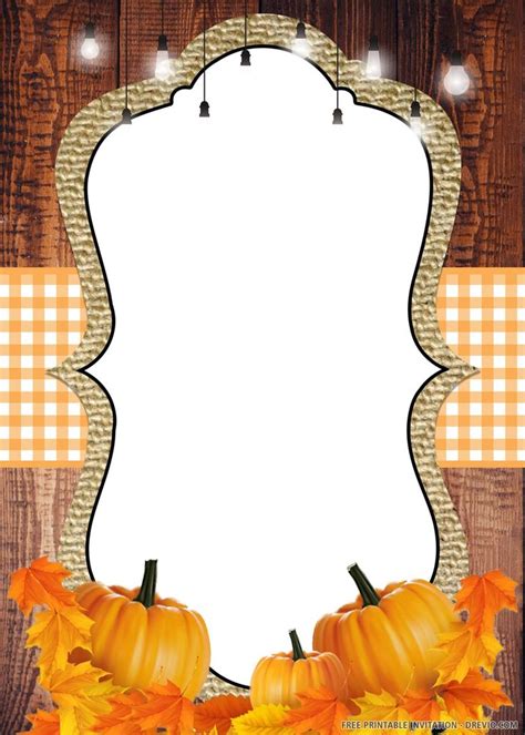 (FREE PRINTABLE) Fall Harvest Festival for Birthday Invitation Template ...