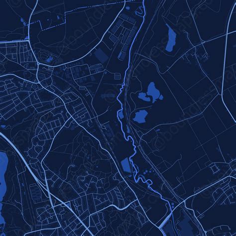 Herzogenrath Vector Map - Dark Blue (AI,PDF) | Boundless Maps