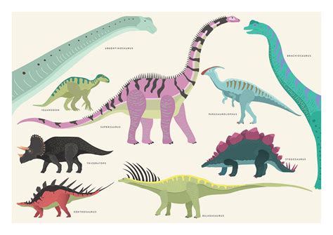 DINOSAURS, PTEROSAURS & MARINE REPTILES PRINTS on Behance