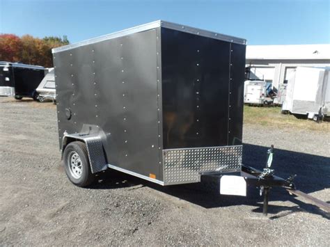 In Stock / 5X8 Enclosed Trailer 5'6" Interior Height #025207 - Aluminum ...