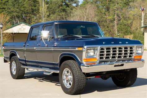 1979 Ford F-250 XLT Ranger Crew Cab 4x4 5-Speed for sale on BaT ...