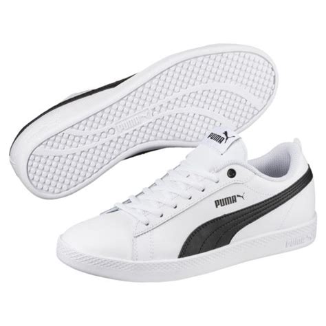 Smash v2 Leather Women's Sneakers | Puma White-Puma Black | PUMA Shoes | PUMA United States ...