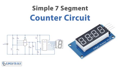 Simple Seven Segment Counter Circuit