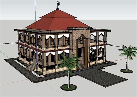 KURSUS AUTOCAD JAKARTA - Jasa Gambar 3D realistic untuk masjid, rumah dan gedung