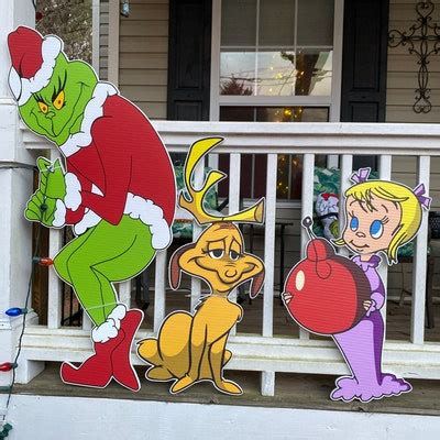 Huge Cartoon Town Whoville Grinch Stealing Christmas Light Choose Your ...