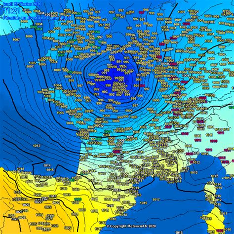 A quite deep low-pressure system moves across central Europe today, delivering 10-20cm of snow ...