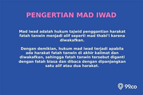 8 Contoh Mad Iwad dan Penjelasannya. Lengkap!