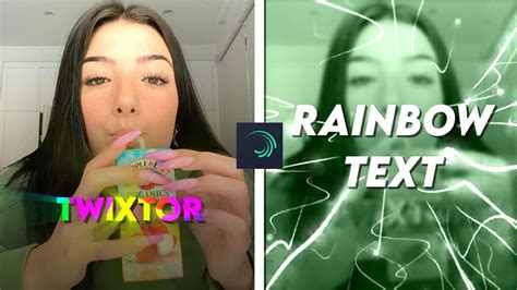 Rainbow Text On Alight Motion | Tutorial - YouTube