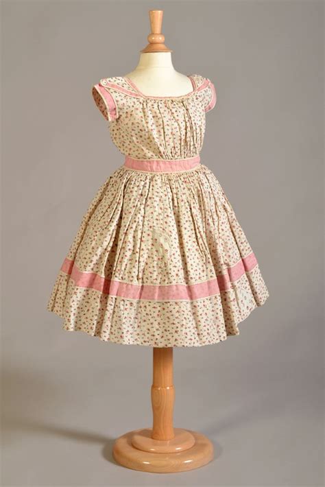 Child's cotton dress, probably American, 1860s, KSUM 1995.17.1642 | Victorian children's ...