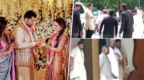 Abishek Ambareesh, Aviva Bidapa wedding: Rajinikanth, Mohan Babu arrive ...