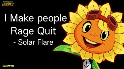 Solar Flare Makes Everyone Rage Quit | PvZ Heroes - YouTube