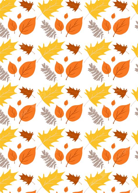 Cute Cartoon Autumn Leaves Background Wallpaper Wallpaper Image For ...