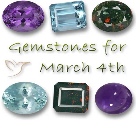 What is the gemstone for March 4th? Find out here