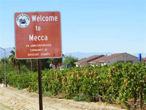 Geographically Yours Welcome: Mecca, California