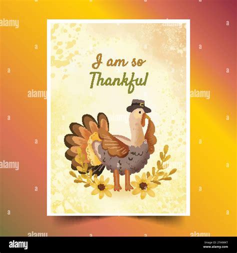 watercolor thanksgiving cards design vector illustration Stock Vector Image & Art - Alamy