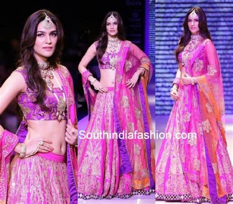 Kriti Sanon in Bridal Lehenga – South India Fashion