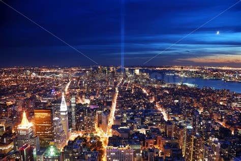 New York City aerial view at night – Songquan Photography