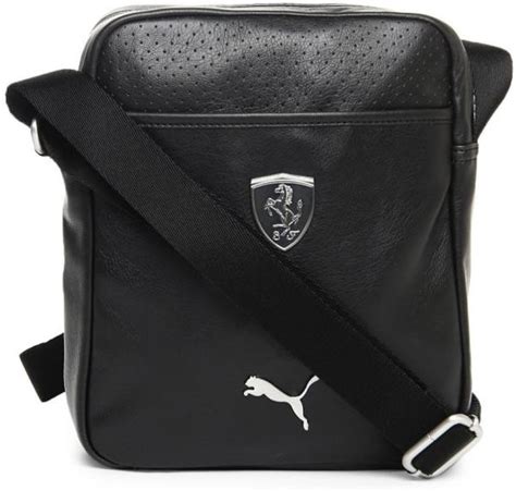 Puma Men & Women Casual Black PU Sling Bag Black - Price in India | Flipkart.com