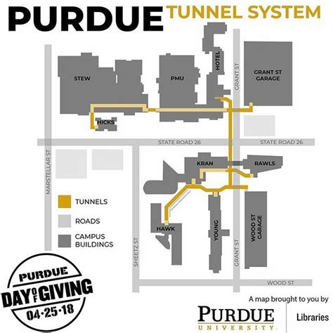 Purdue Tunnel Map