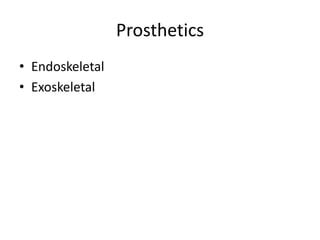 Role of physiotherapy in prosthetics, orthotics | PPT