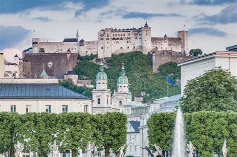 Hohensalzburg Castle in Salzburg, Austria Stock Image - Image of exterior, castle: 27297865