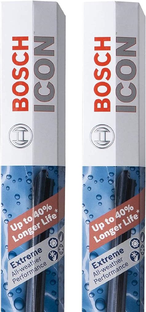 BOSCH 22A22B ICON Beam Wiper Blades - Driver and Passenger Side - Set ...