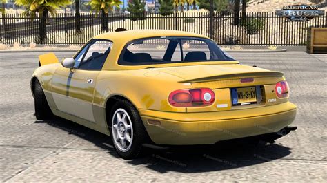 Mazda MX-5 Miata NA + Interior v1.7 (1.52.x) for ATS