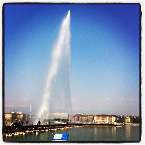 Jet d'Eau fountain, Geneva Swiss Miss, More Images, Great Memories, Places Ive Been, Switzerland ...