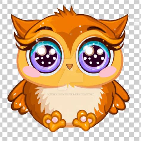 Baby Owl With Purple Eyes by EpicDigitalArtStudio on DeviantArt