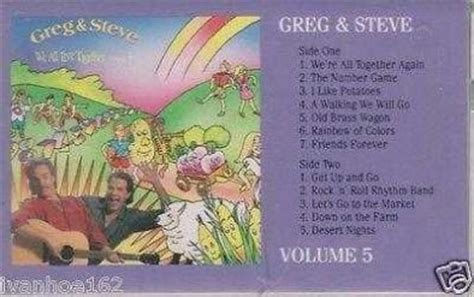 GREG & STEVE WE ALL LIVE TOGETHER VOL #5 childrens cassettes