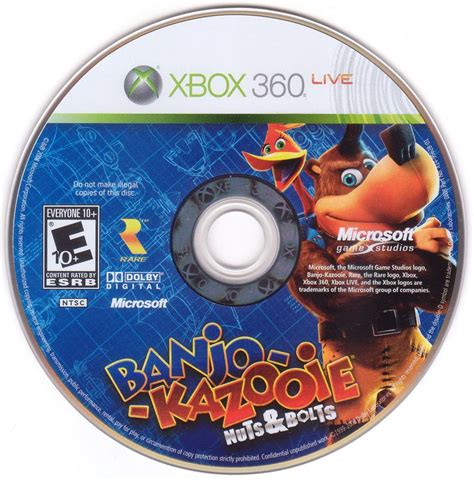 Banjo-Kazooie: Nuts & Bolts (2008) Xbox 360 box cover art - MobyGames