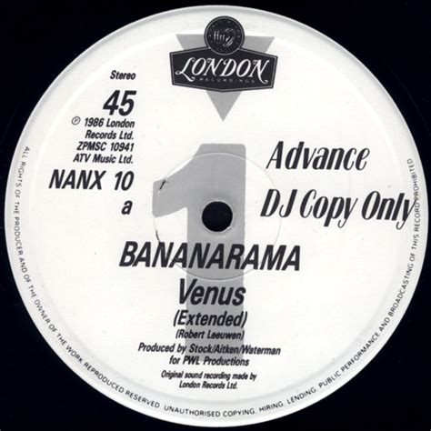 Bananarama - Venus (1986, Vinyl) | Discogs