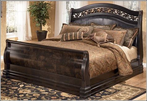 Brilliant Decorative King Sleigh Bed makes Your property Improved | King size bedroom sets, King ...