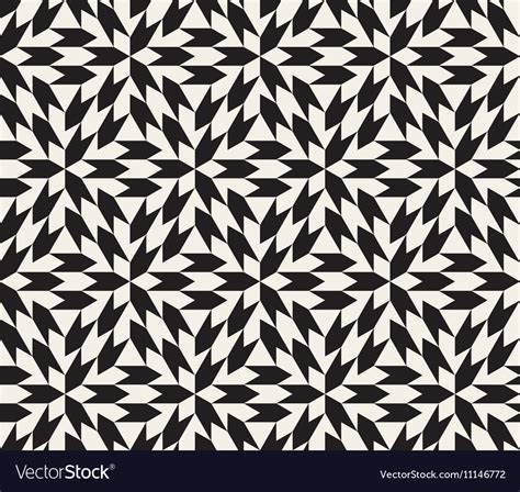 Seamless black and white geometric Royalty Free Vector Image