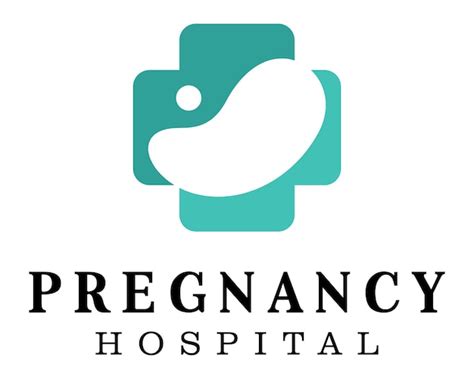 Premium Vector | Geometric logo design for maternity hospital.