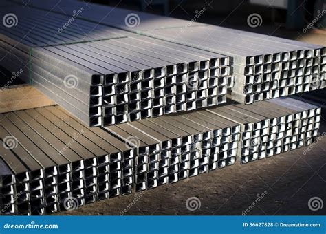 Metal profiles stock photo. Image of preparation, ironworks - 36627828