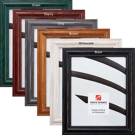 Craig Frames Wiltshire, Solid Wood Picture Frame, 1.25" Wide, Various Colors | eBay