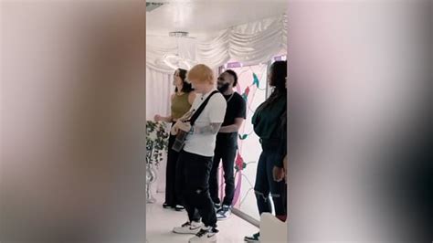 Watch: Ed Sheeran crashes fan's wedding and it was 'magical' | Metro Video