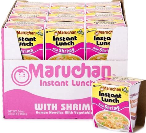 Maruchan Instant Lunch Ramen Noodles with Vegetable, Shrimp, 54 Ounce | Pricepulse