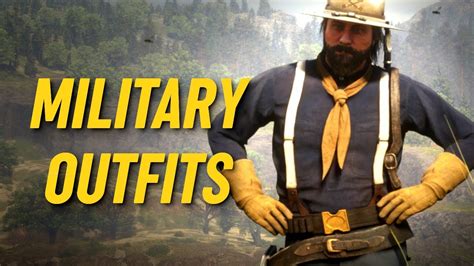 MILITARY OUTFITS: Red Dead Online (US Army Outfit & Civil War Outfits) - YouTube