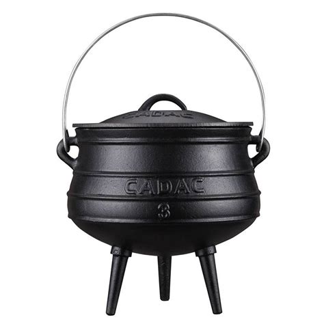 Wholesale cast iron black African three legged potjie pot factory and ...