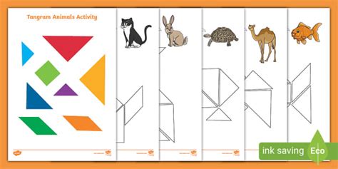 👉 Tangram Animals Activity (teacher made) - Twinkl