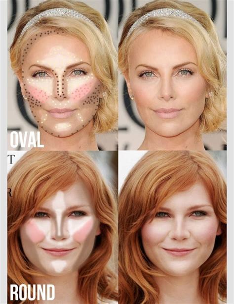 The Art of Highlighting & Contouring Makeup - Your Glamour | Round face ...