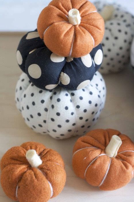 Stuffed Fabric Pumpkin Tutorial - The Alison Show in 2022 | Fall halloween crafts, Pumpkin ...