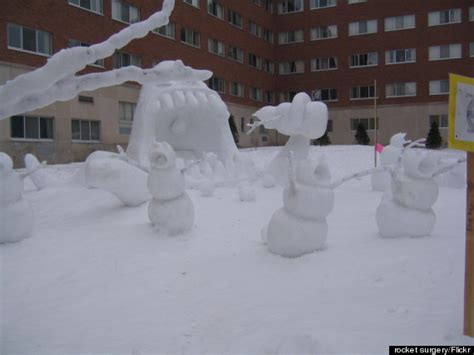 These Disturbingly Creative Snowmen Would Make Calvin And Hobbes Proud | HuffPost Entertainment