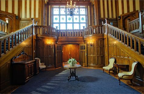 Entry Hall of the Hatley Park Estate--also known as Hatley Castle ...