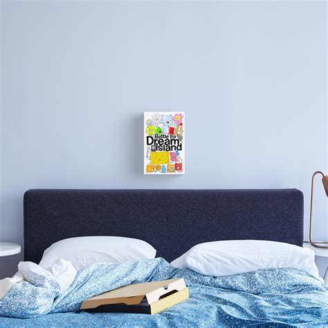 "BFDI Poster White" Canvas Print by jacknjellify | Redbubble