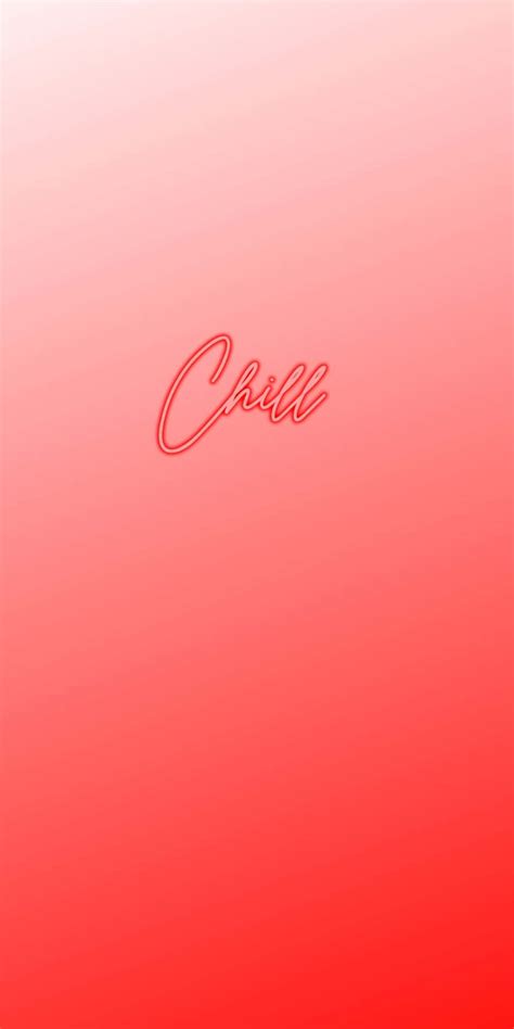 Download Chill Typography Red Gradient Background | Wallpapers.com