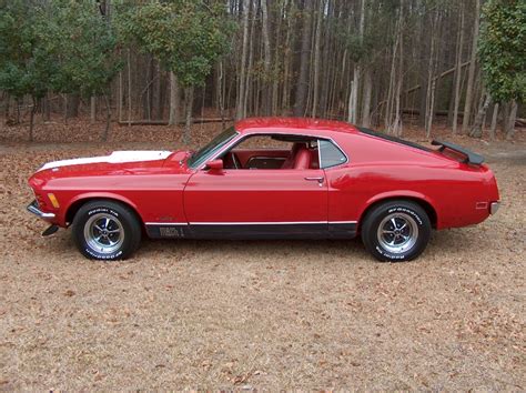 Red 1970 Mach 1 Ford Mustang Fastback - MustangAttitude.com Photo Detail